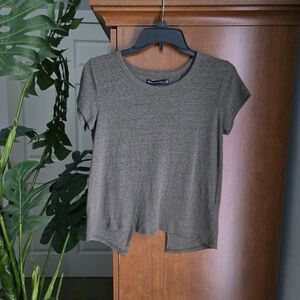 Abercrombie & Fitch Heather Green Short Sleeve Tee